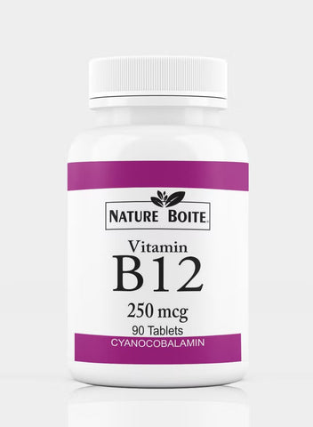 Vitamin B12 Cyanocobalamin 250Mcg 90 Tablets