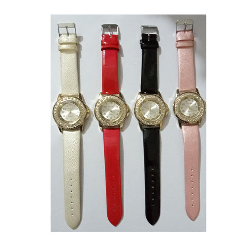 Girl's New Fashion Stylish Watch With High Quality Straps Wrist Watch For Girls/Womens High Quality Watch Pack Of 4