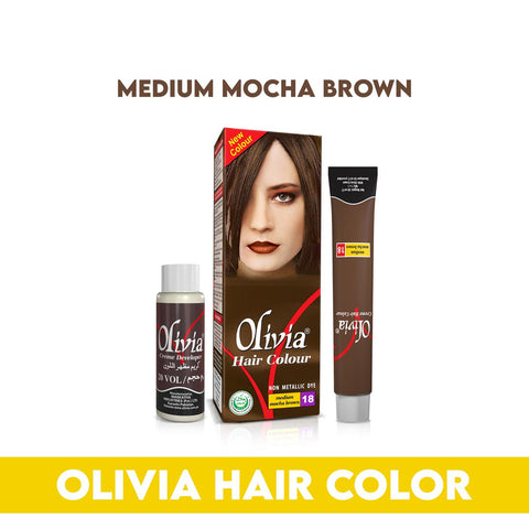 Olivia Hair Colour - Medium Mocha Brown