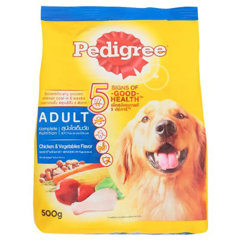 Pedigree Dog Food Chicken Pouch 500g