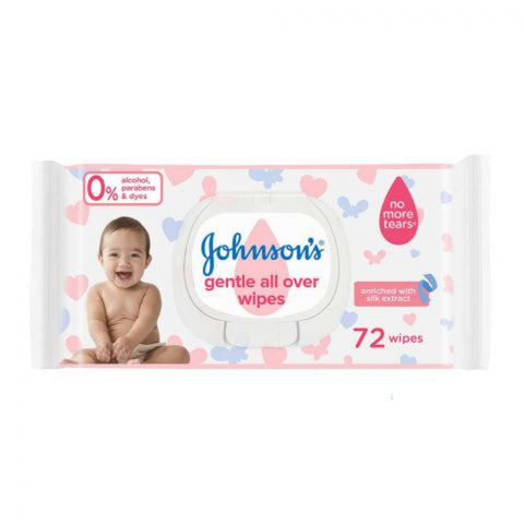 Johnsons Gentle Baby  Wipes pack of 72