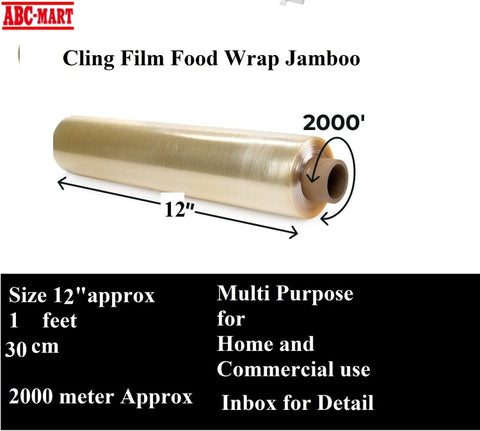 Pvc Cling Film Food Wrap 30x1000 CM