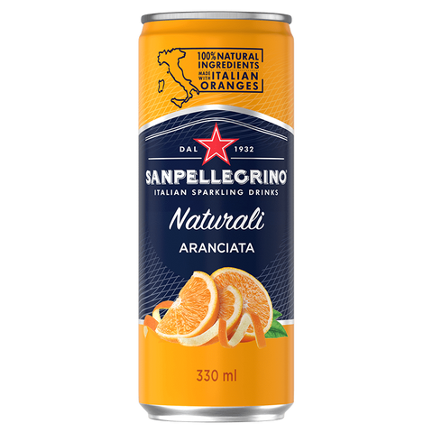 San Pellegrino Drink Orange Tin 330ml