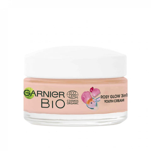 Garnier Bio Organic Rosy Glow 3In1 Youth Cream 50ml