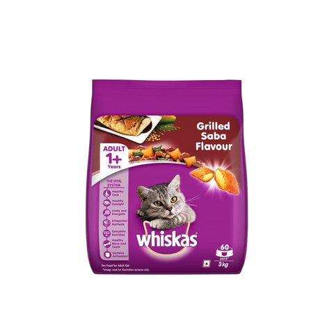 Cat Food (480g,Grilled Saba) Whiskas