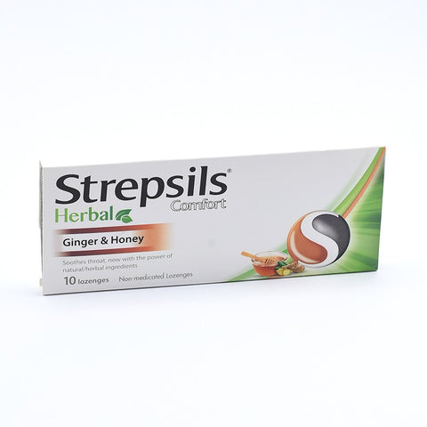 Strepsils Lozenges Ginger & Honey 10'S