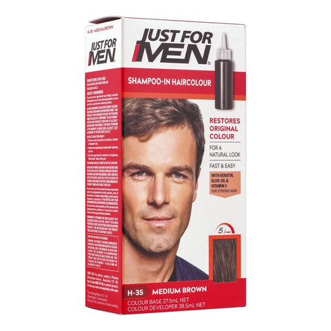 Just For Men Hair Color Medium Brown H-35