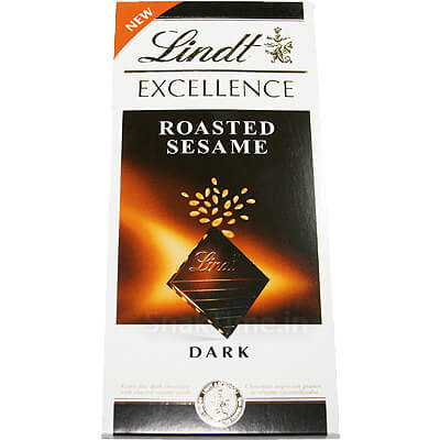 Lindt Excellence Roasted Sesame Dark Chocolate 100g