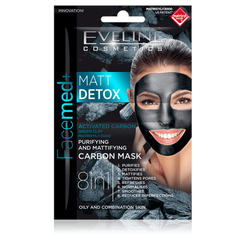 Matt Detox  Purifying & Mattifying Carbon Mask  2x5ml