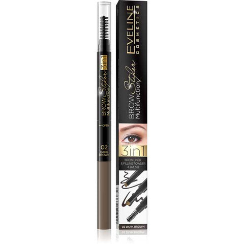 BROW STYLER 3IN1 MULTIFUNCTION 01 MEDIUM BROWN