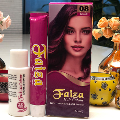 Faiza Hair Colour 08 Burgundy