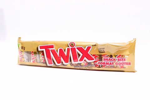 Twix Caramel Milk Chocolate Snack Size Bars 10 Minis 100g