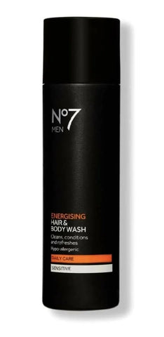 No7 Men Energising Hair & Body Wash Sensitive 200ml