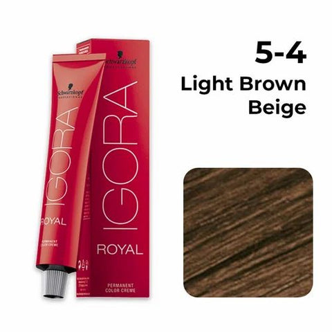 Igora Hair Color Light Brown Beige 5-4 60Ml