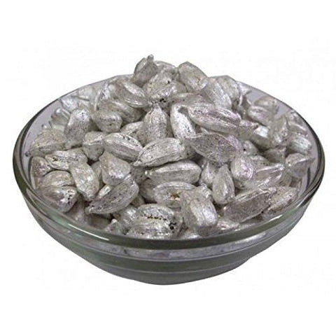 Saleem Dry Fruit Cardamom Silver Coating 6G