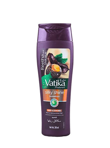 Vatika Silky Shine Reetha and Shikakai Shampoo 200ml