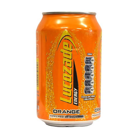 Lucozade Energy Drink Orange Can 330ml